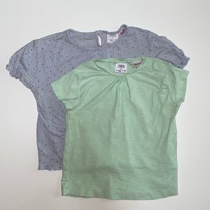 Lot of two Zara baby T shirts 3-4T